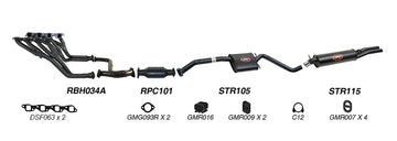 Redback Exhaust System for Holden Commodore (09/1991 - 1995), Calais (09/1991 - 1995) - Brixton 4x4 - Buy Online Now!